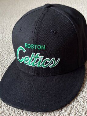 New Era Boston Celtics 59FIFTY Classic Script Fitted Hat Cap NBA 7 1/4